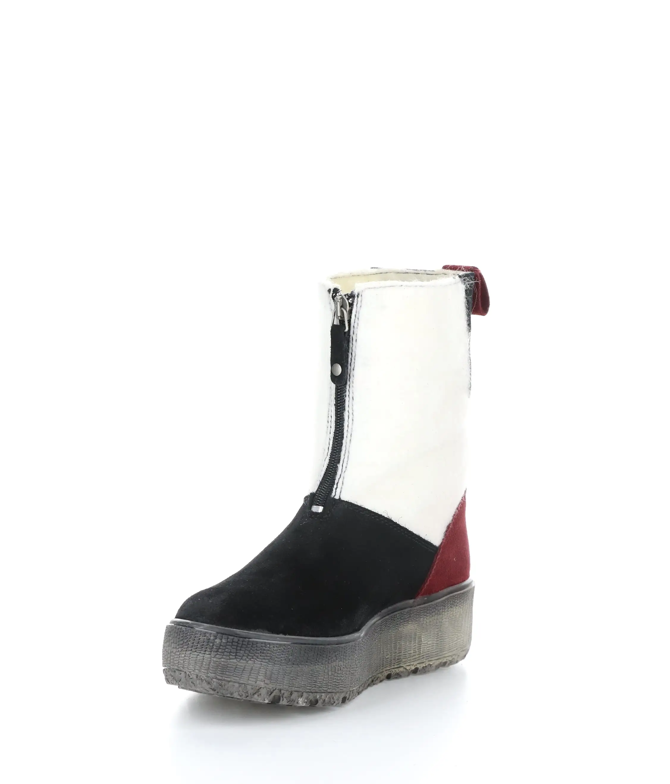 IGNITE BLACK/MARBLE/SANGRIA Round Toe Boots