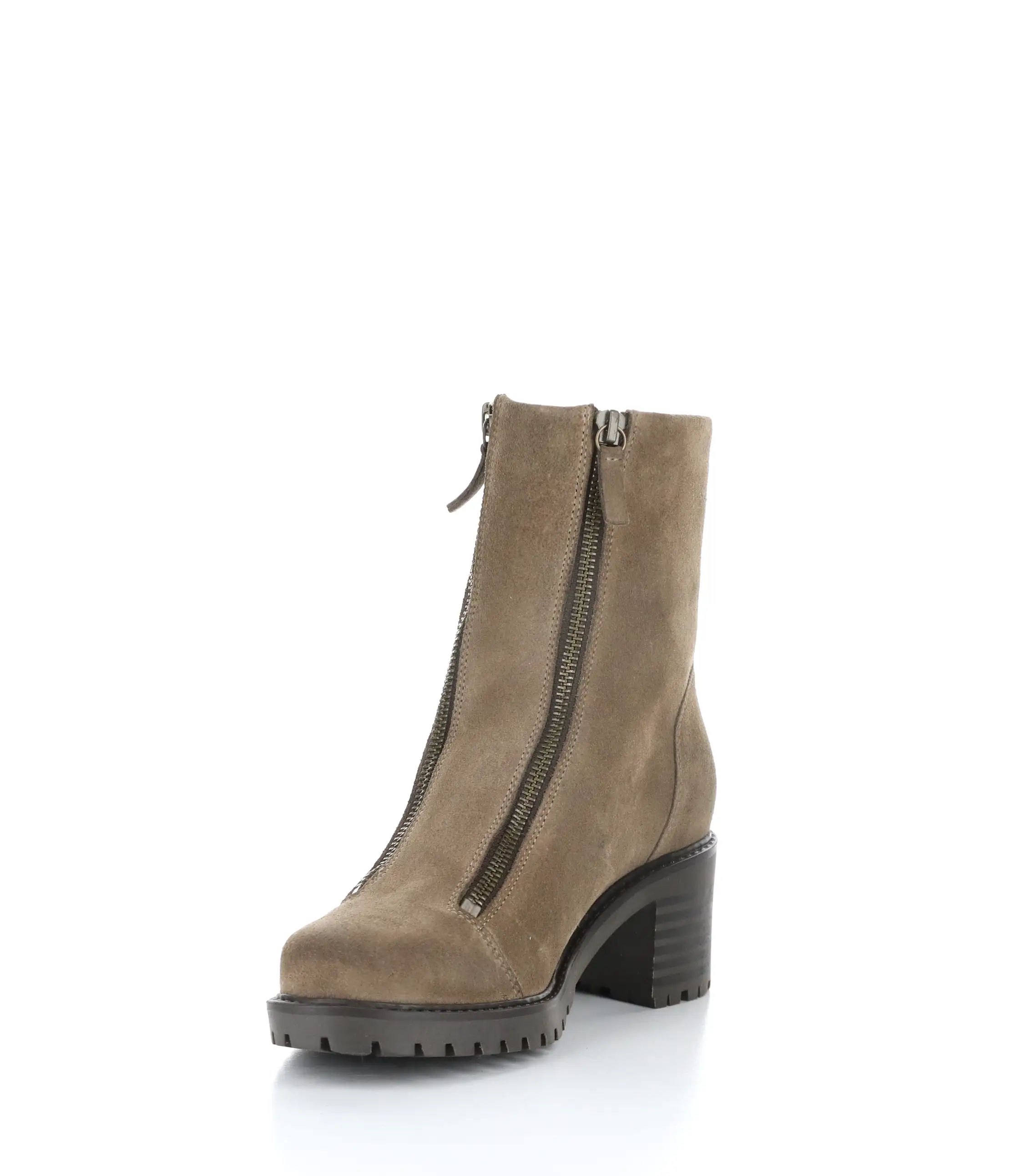 INGLE TAUPE Round Toe Boots