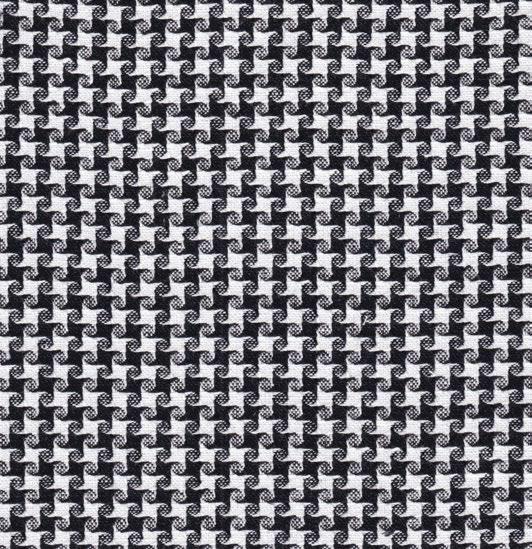 Inserch Linen Houndstooth Blazer BL269-00041 Black & White