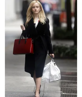 Inventing Anna 2022 Julia Garner Black Coat