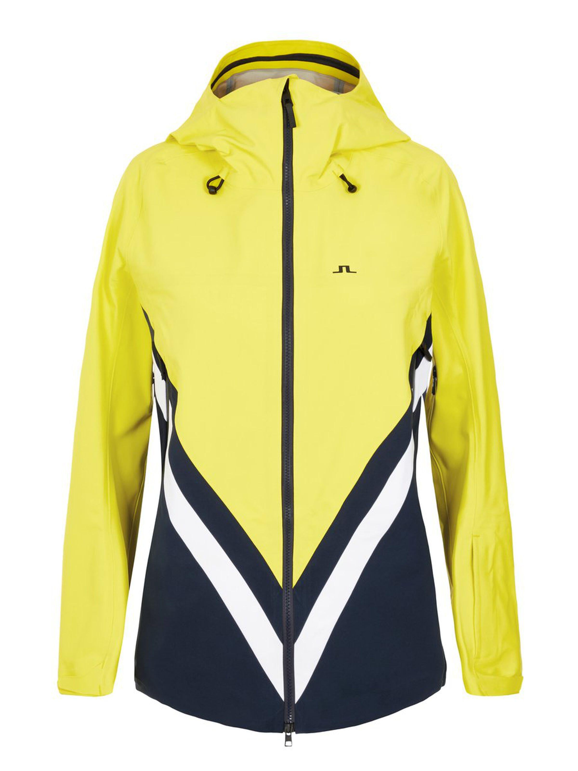 J.Lindeberg Womens Debby Shell Ski Jacket - BANGING YELLOW