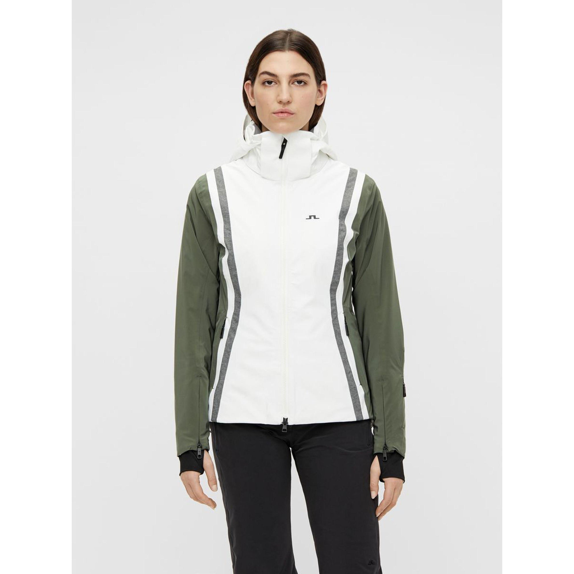 J.Lindeberg Womens Sylvia Ski Jacket - THYME GREEN