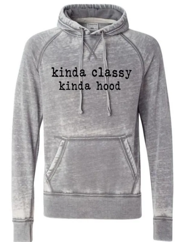 Kind of Classy Kind of Hood Graphic Sweathshirt