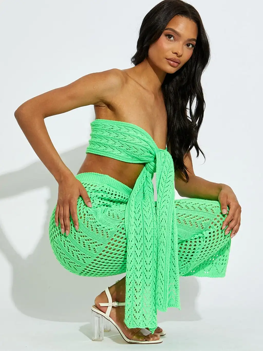 Knock knock Wynona Maxi Skirt Set - Green