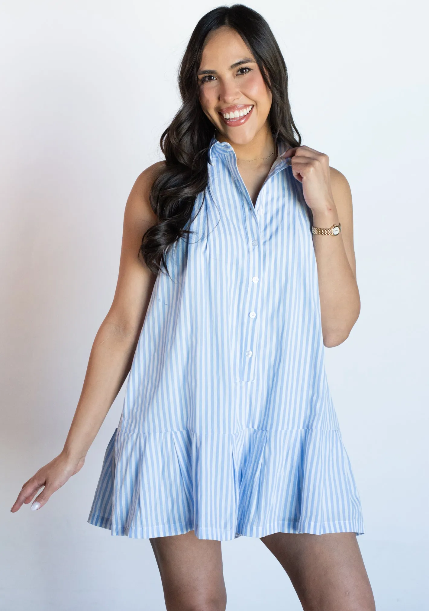 Leisurely Moments Stripped Romper