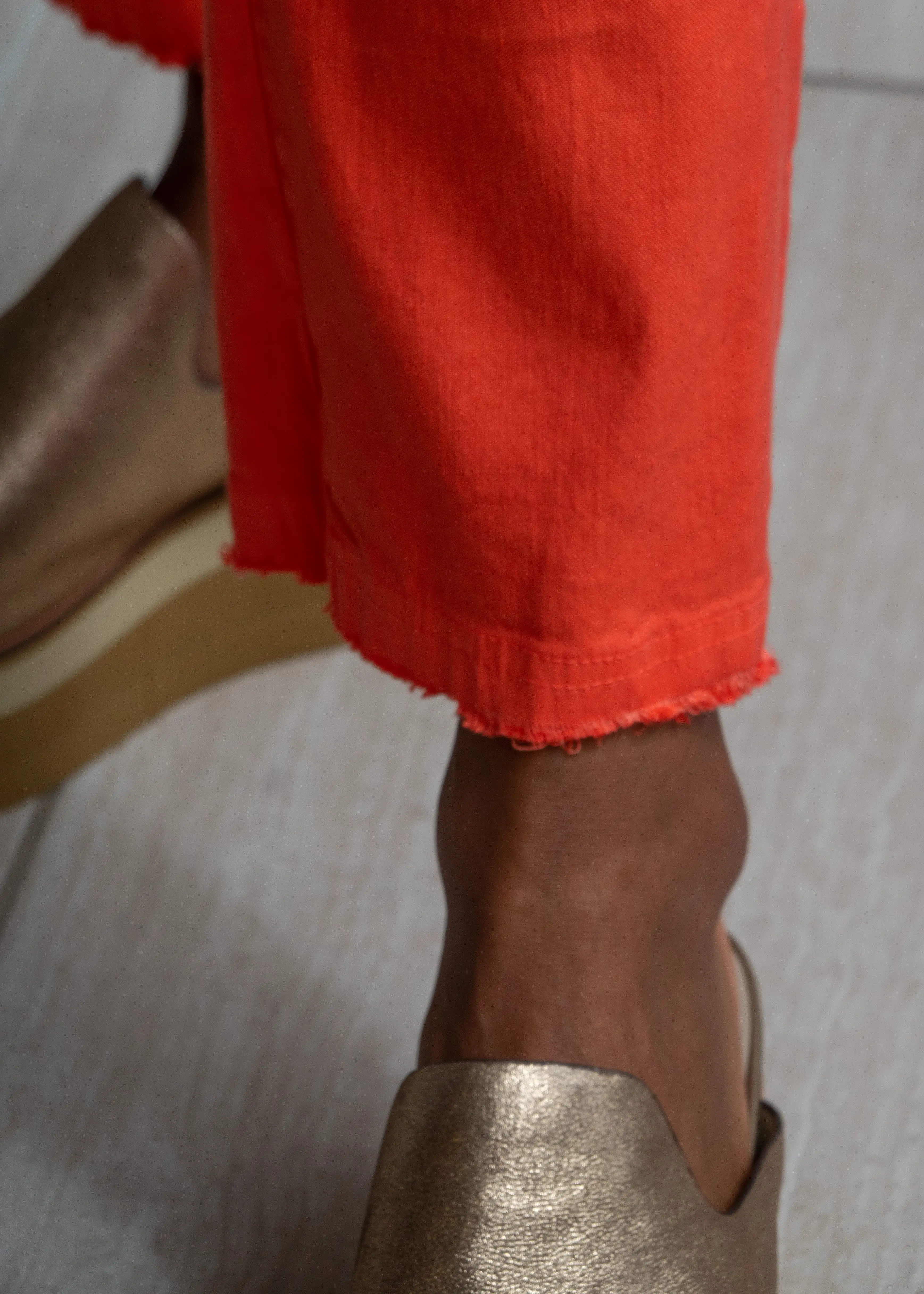 Linen Pants - Coral Reef