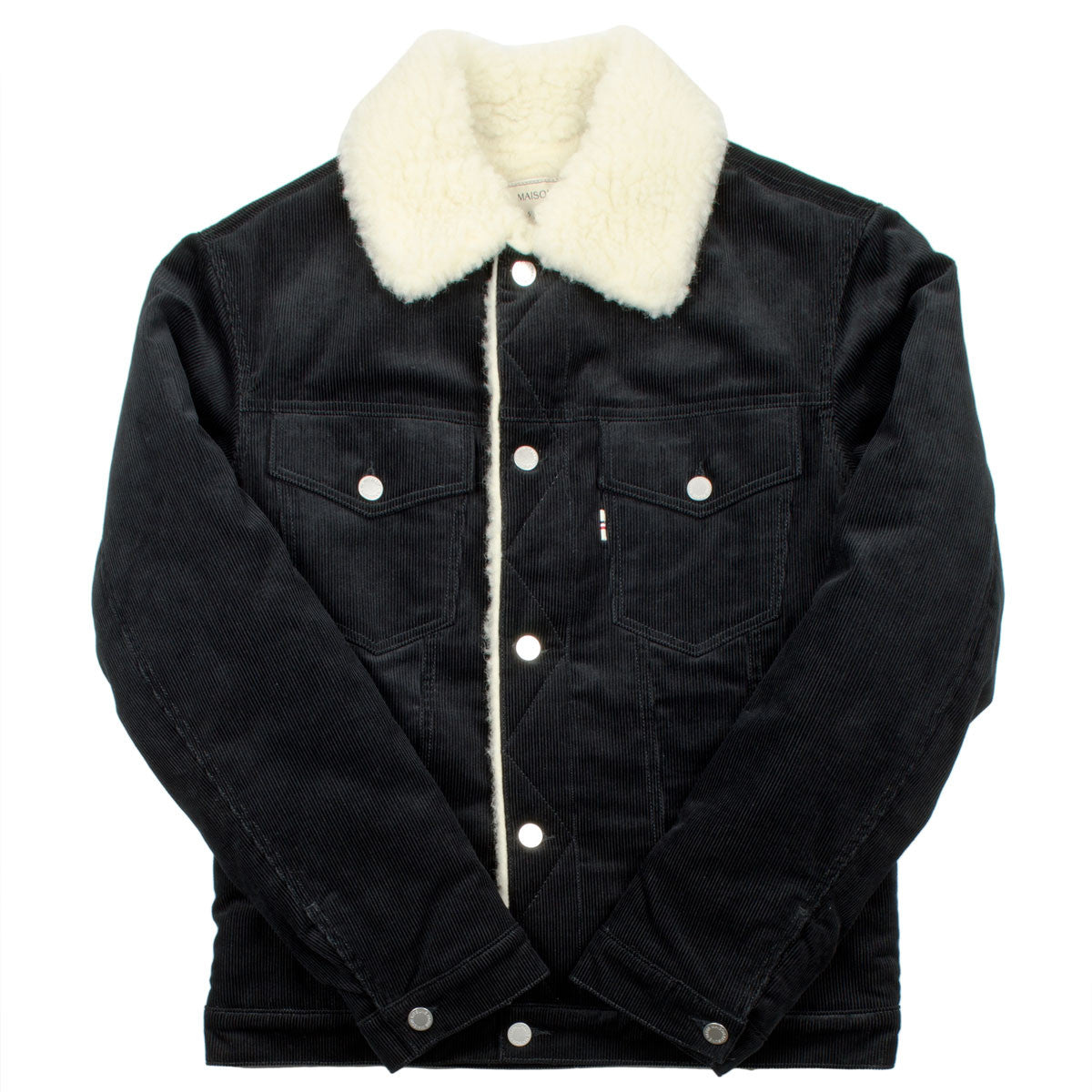 Maison Kitsuné - Corduroy Trucker Jacket - Black