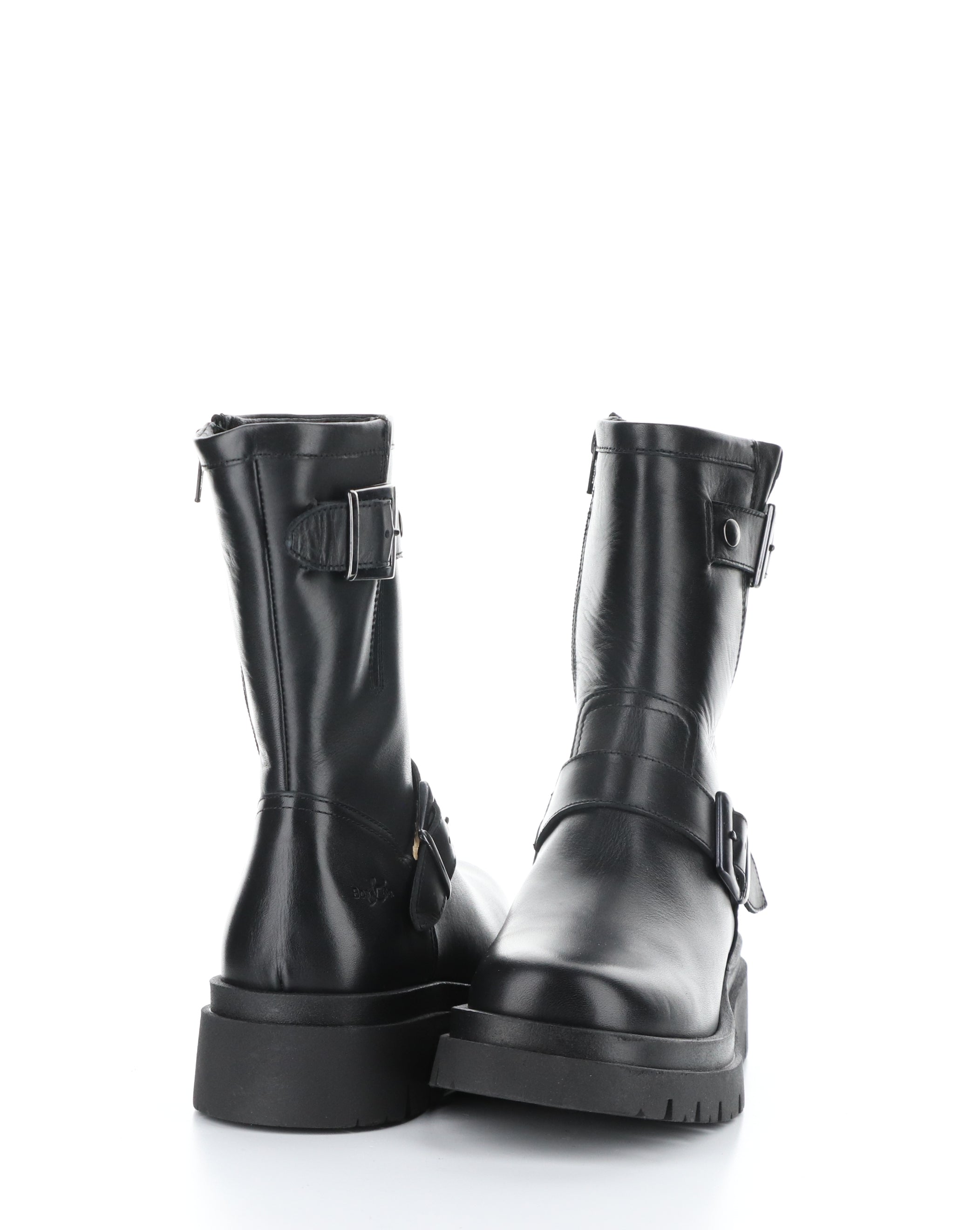 MARANG BLACK Round Toe Boots