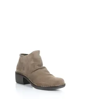 MERK093FLY 004 TAUPE Round Toe Boots