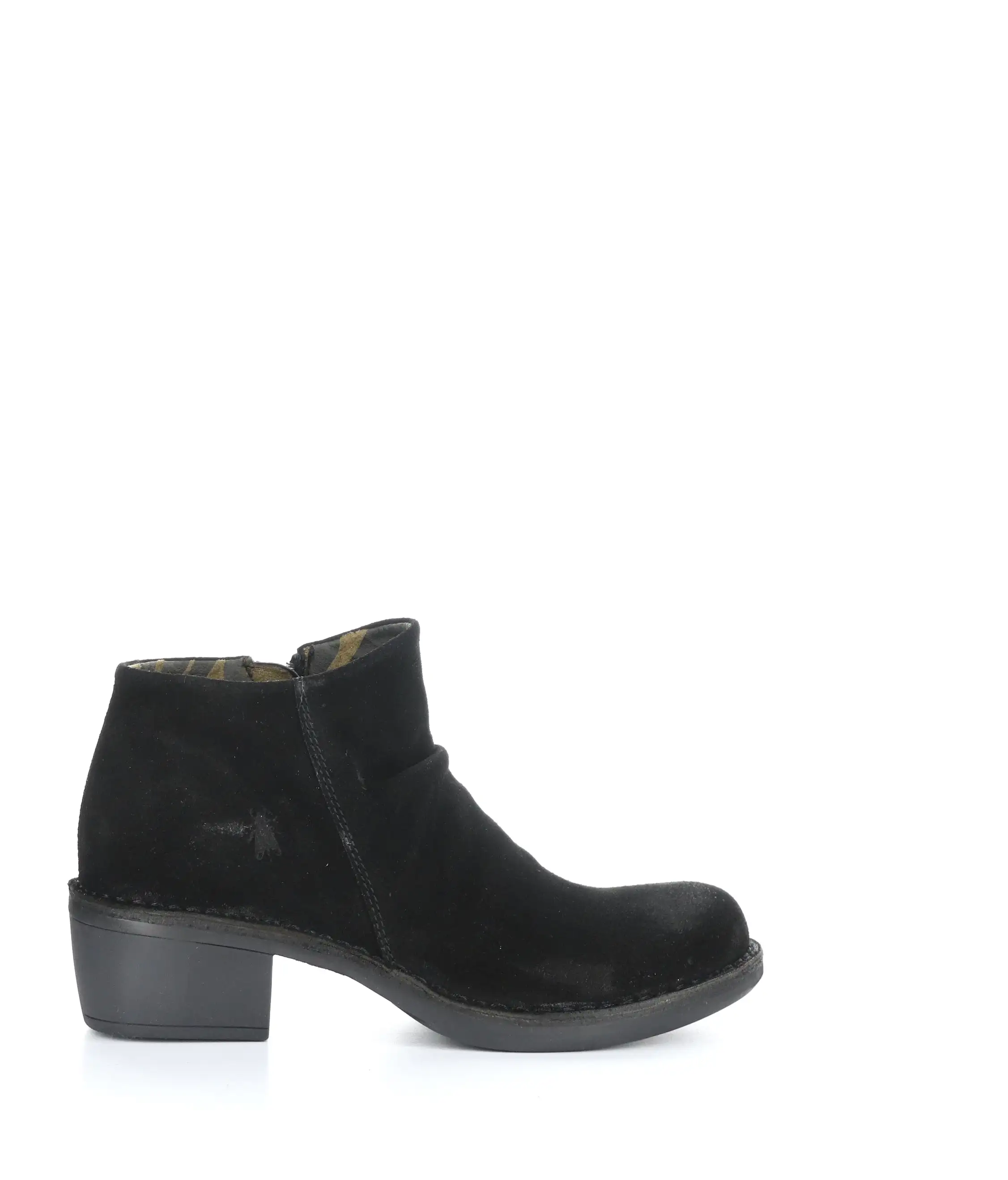 MERK093FLY 005 BLACK Round Toe Boots