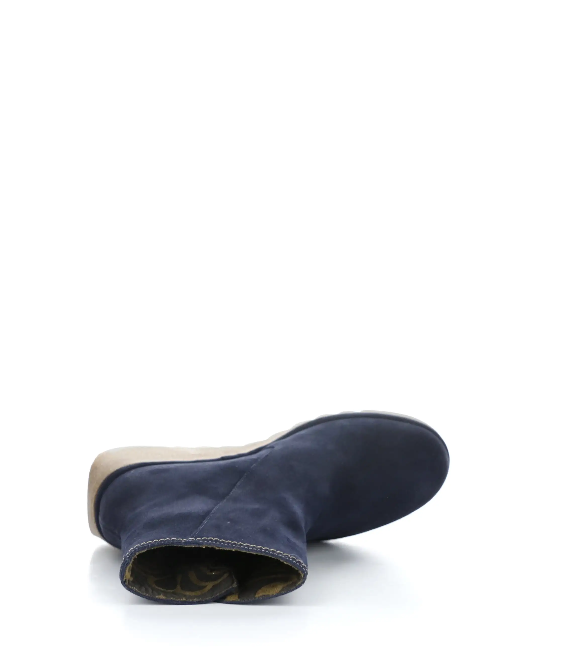 NELA407FLY 002 NAVY Round Toe Boots