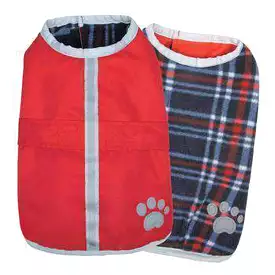 Nor'easter Dog Blanket Coat - Dark Red