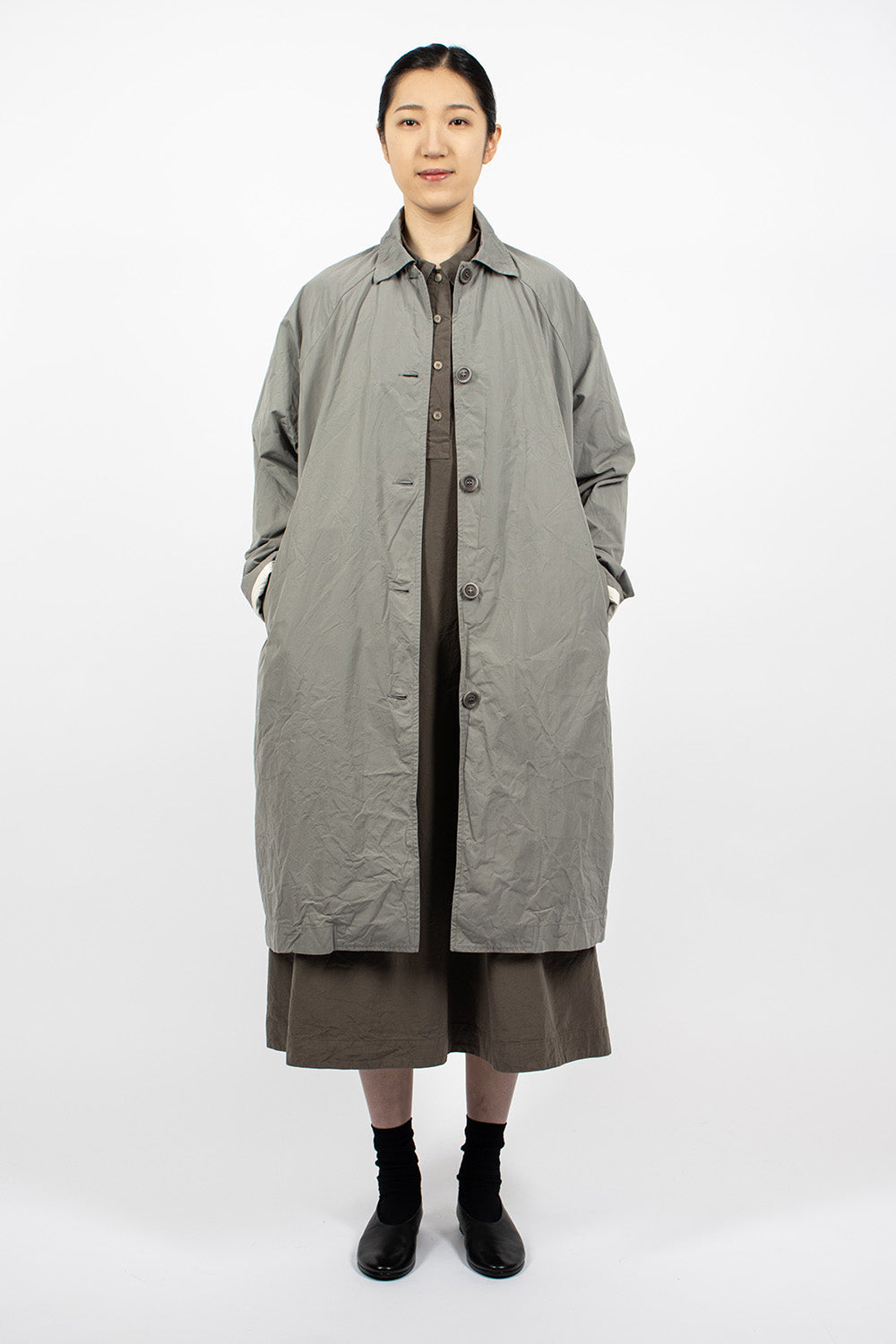 Olivia Coat Light Grey