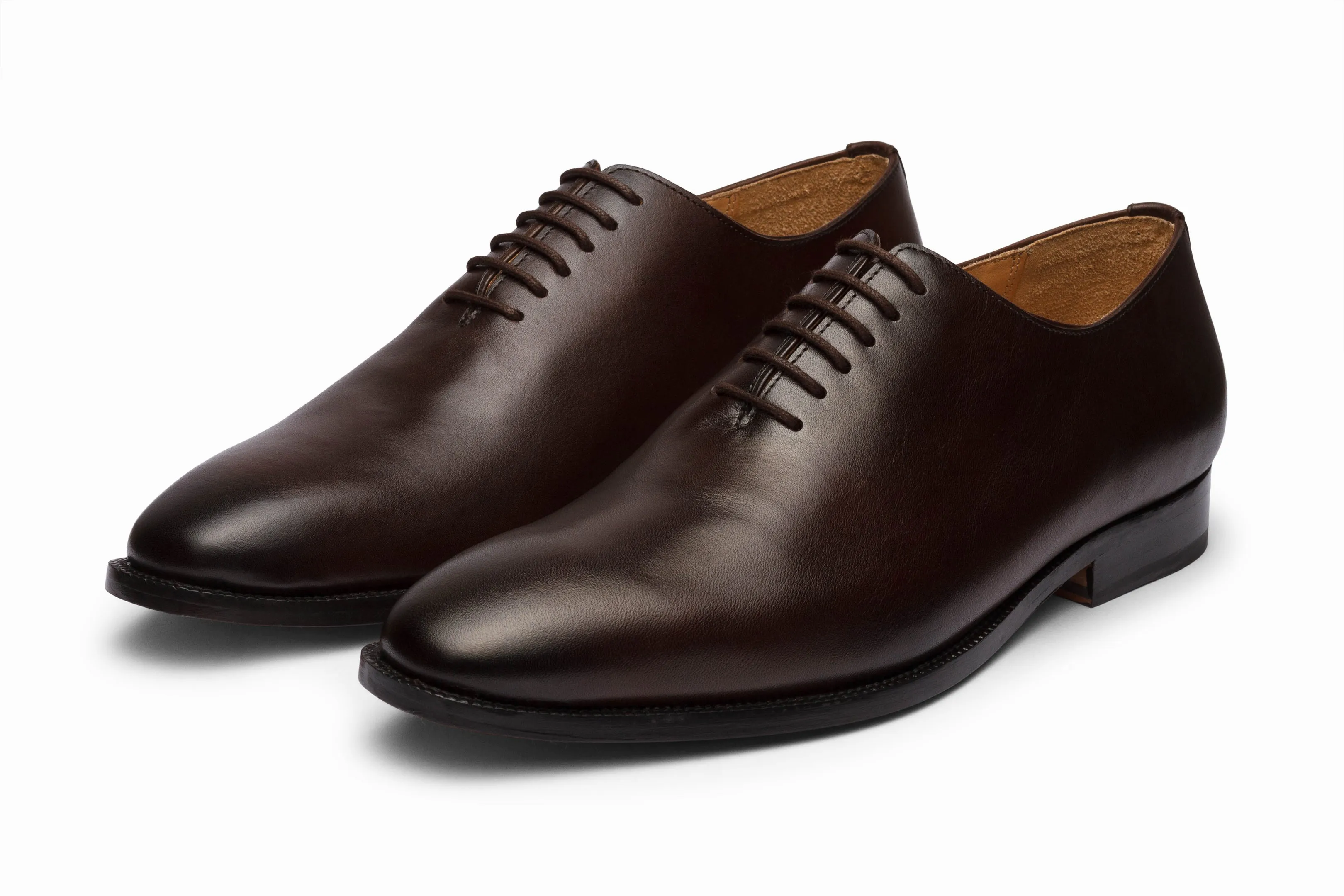 Plain Wholecut Oxford - Brown