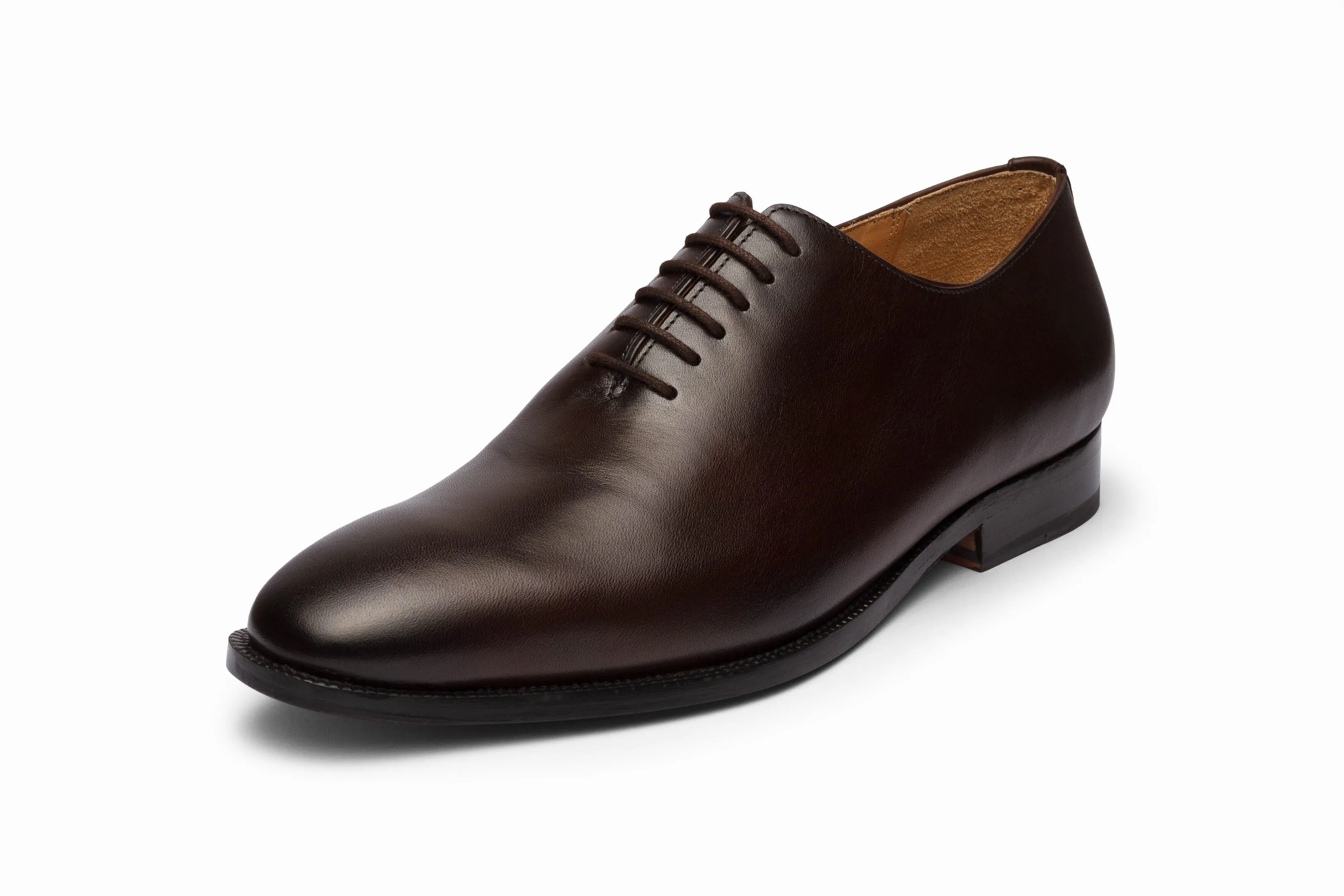 Plain Wholecut Oxford - Brown