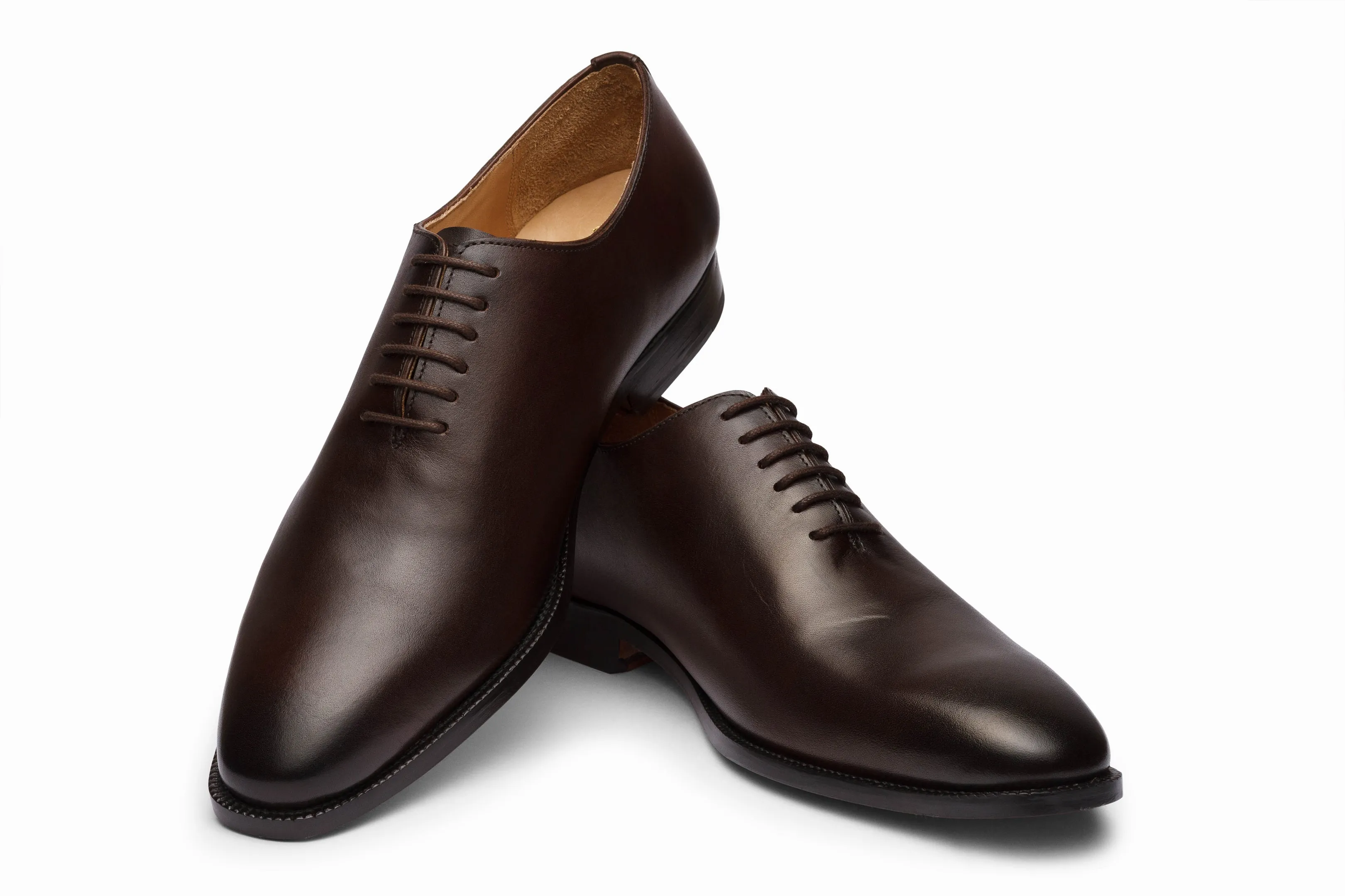 Plain Wholecut Oxford - Brown