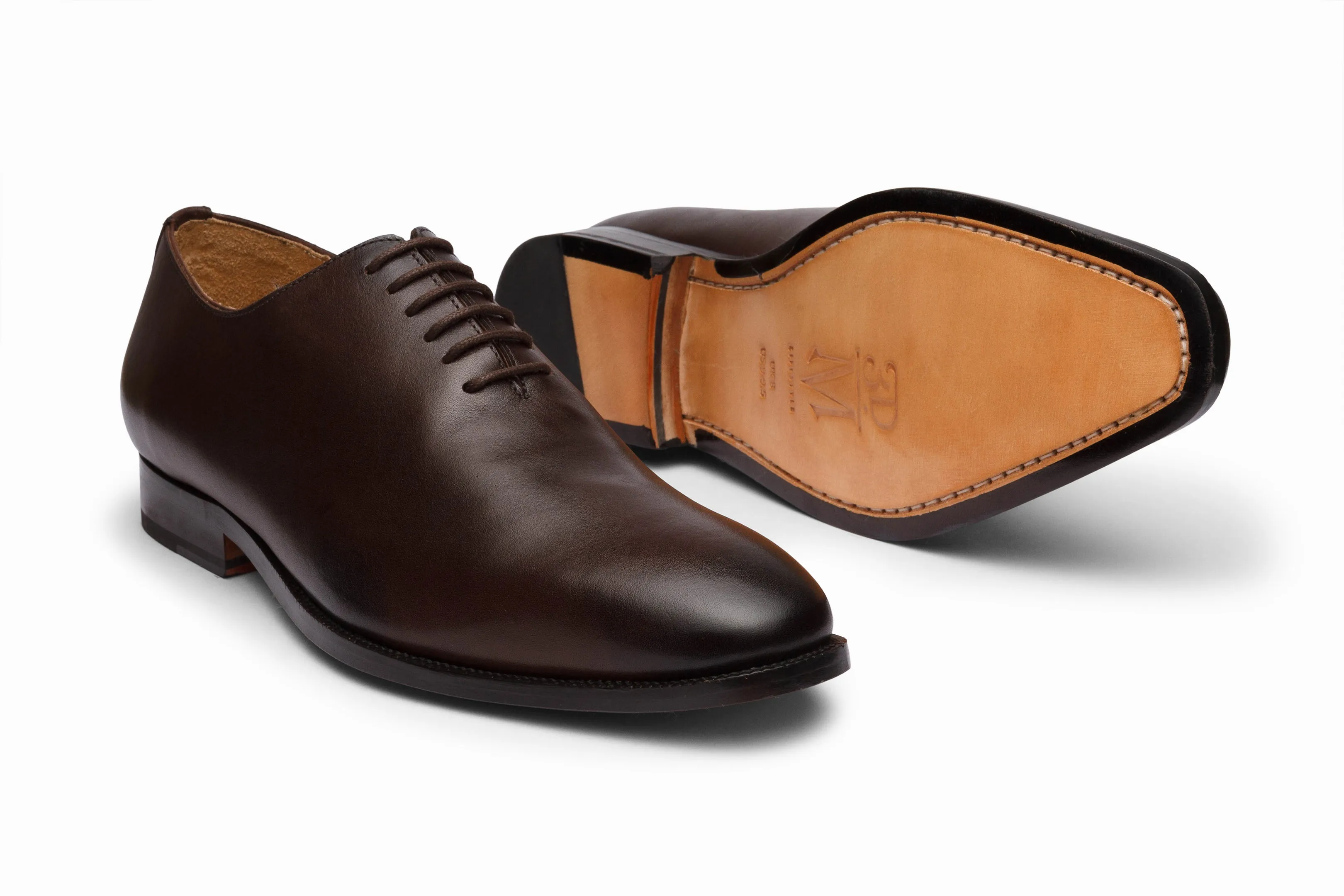 Plain Wholecut Oxford - Brown