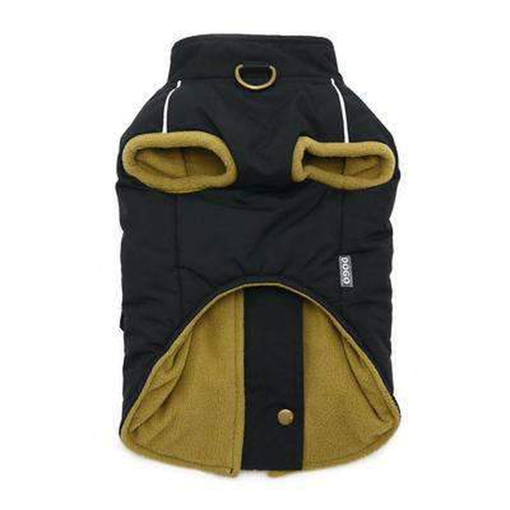 Pocket Runner Dog Coat - Black