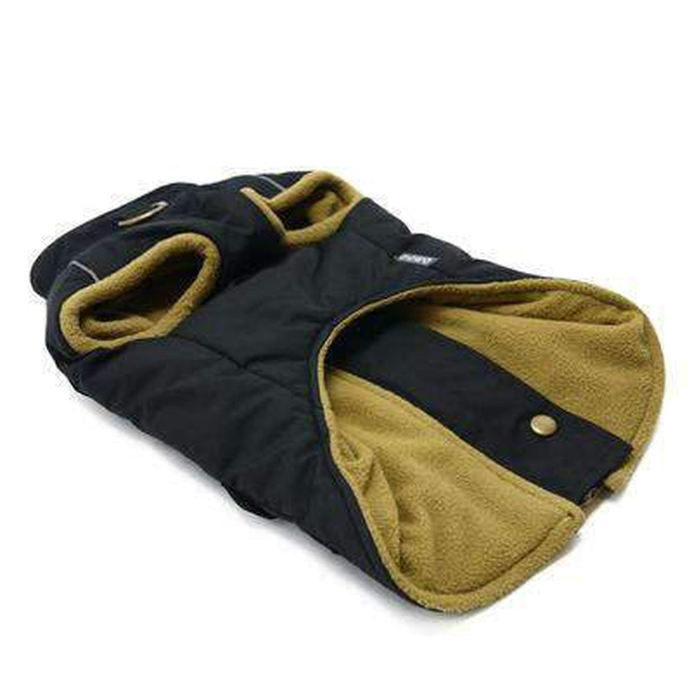 Pocket Runner Dog Coat - Black