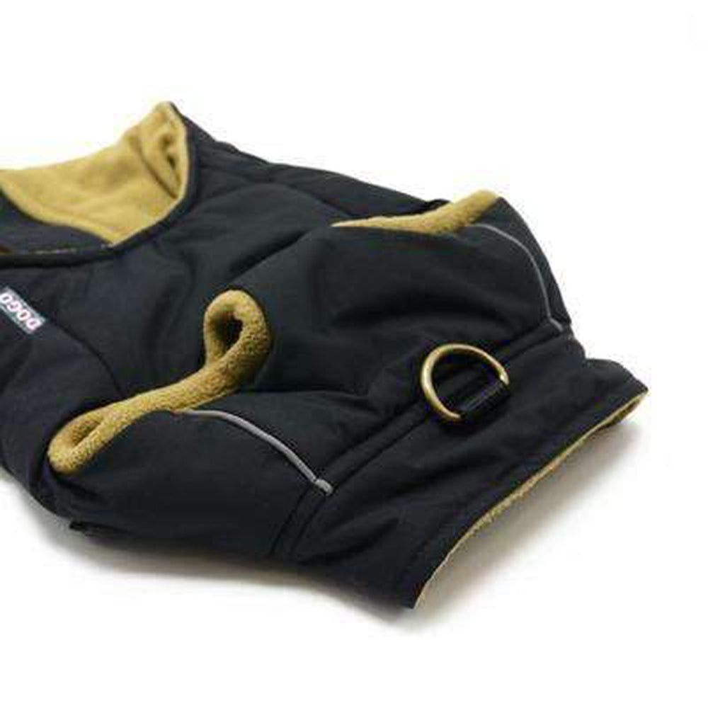 Pocket Runner Dog Coat - Black