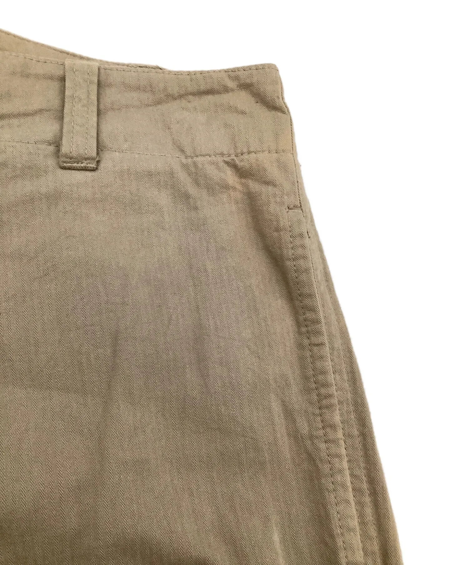 [Pre-owned] YOHJI YAMAMOTO Cotton linen sarouel pants H0-P55-057