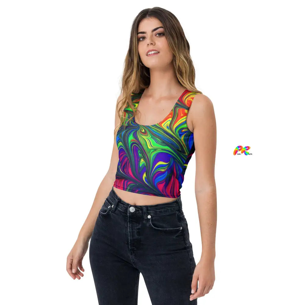 Pride Paint Festival Crop Top