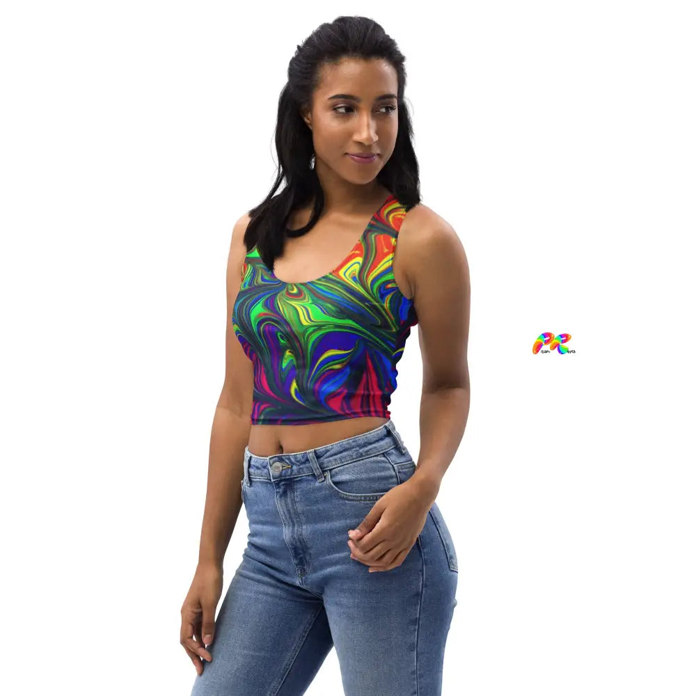 Pride Paint Festival Crop Top