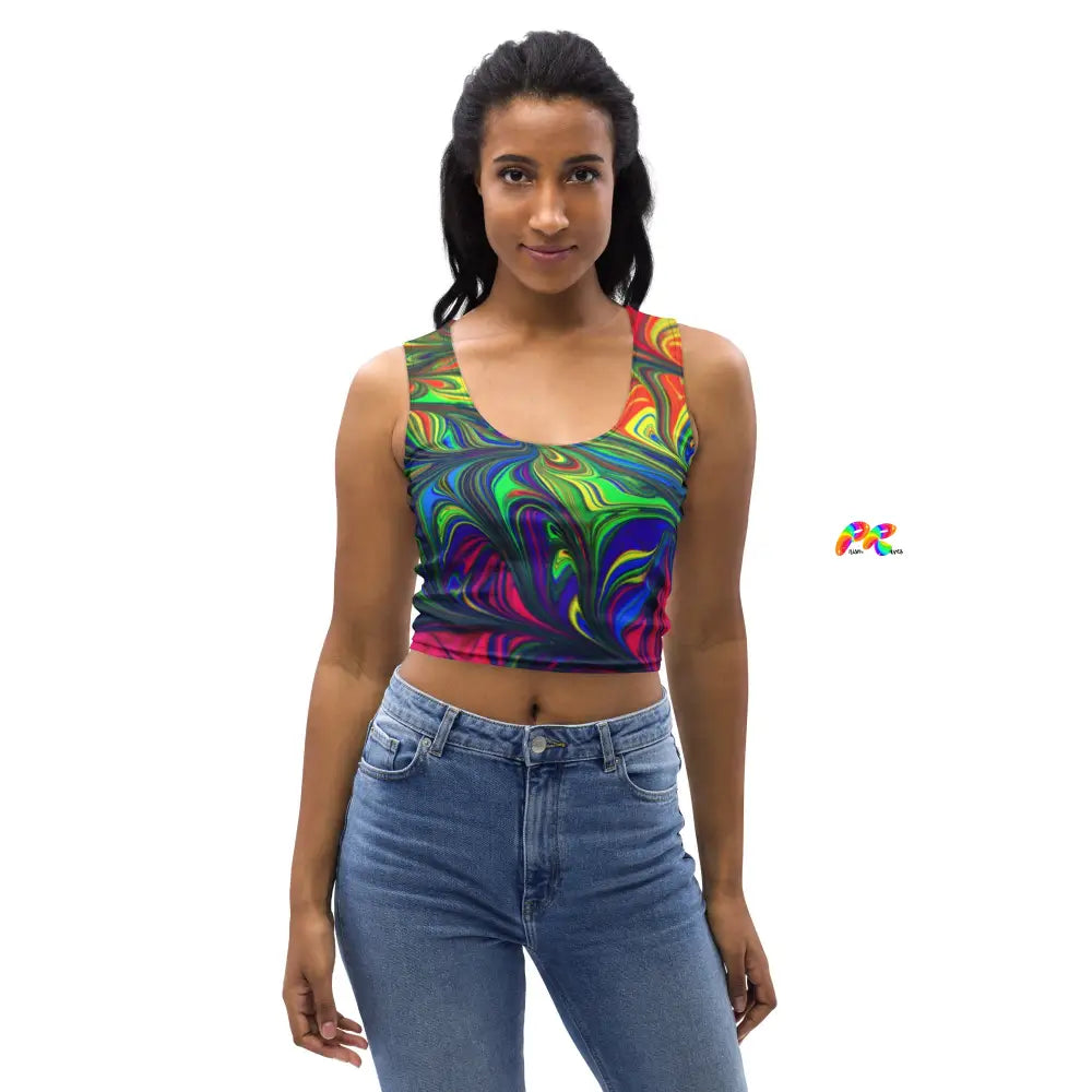 Pride Paint Festival Crop Top