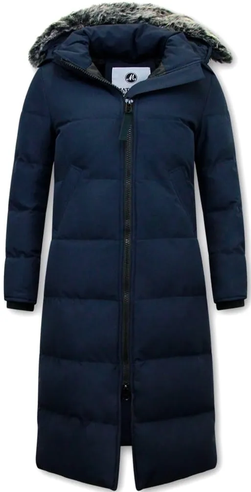 Puffer Coat Long Women with Hood | NEW |