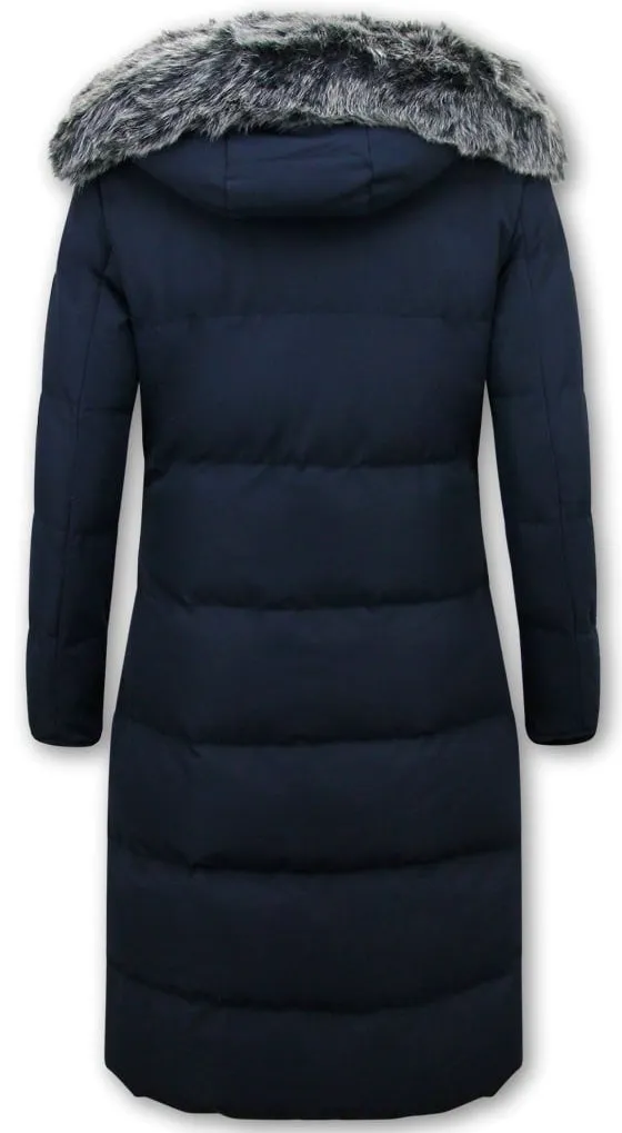 Puffer Coat Long Women with Hood | NEW |