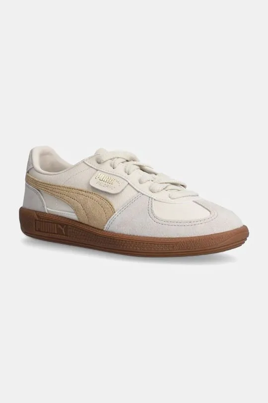 Puma leather sneakers Palermo beige color 396464