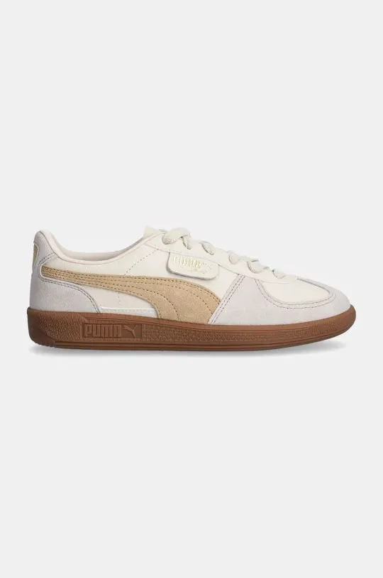 Puma leather sneakers Palermo beige color 396464