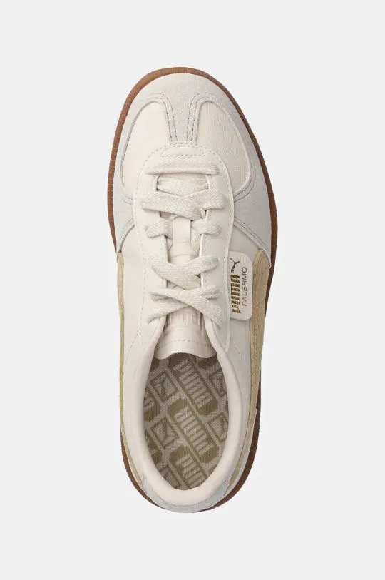 Puma leather sneakers Palermo beige color 396464