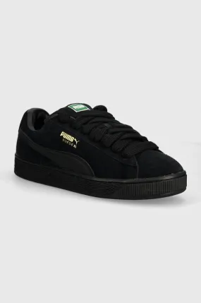 Puma leather sneakers Suede XL black color 395205