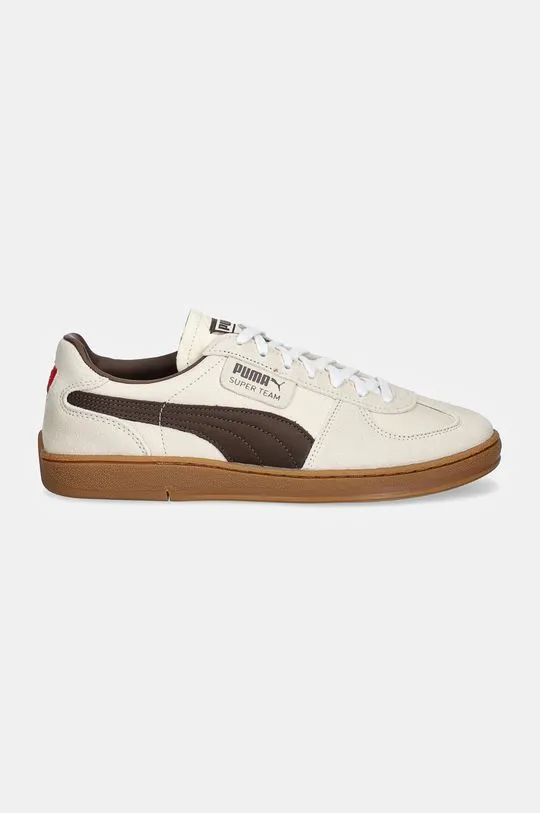 Puma sneakers Super Team ST. PAULI beige color 401078