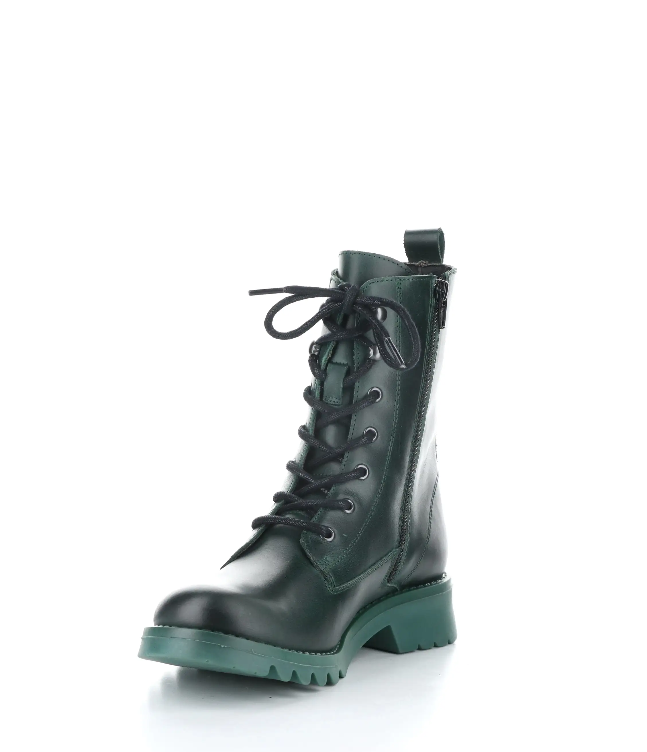 REID893FLY 002 PETROL Lace-up Boots