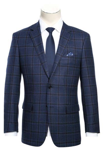 RENOIR Classic Fit Side Vented Blazer 563-13