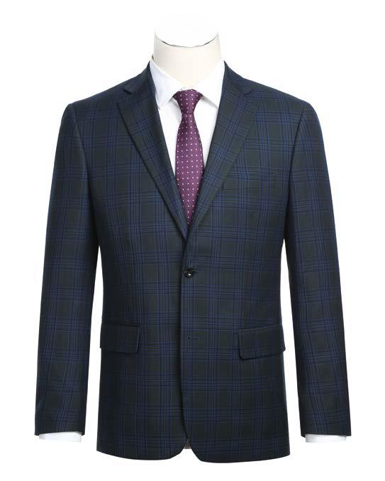 RENOIR New Slim Fit Side Vented Blazer 294-23