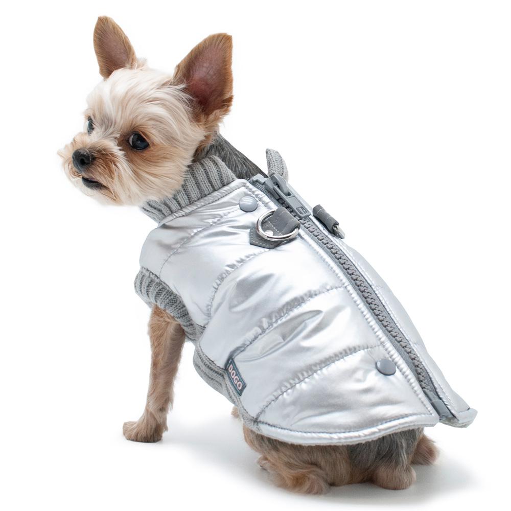 Runner Dog Coat - Silver