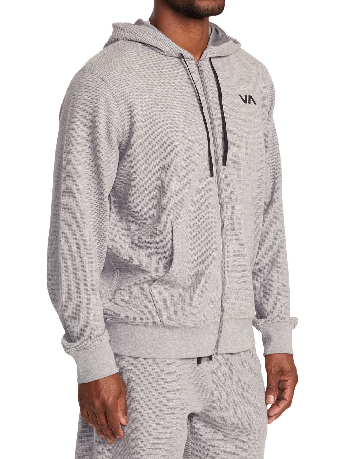 RVCA Men's Waffle Zip Hood