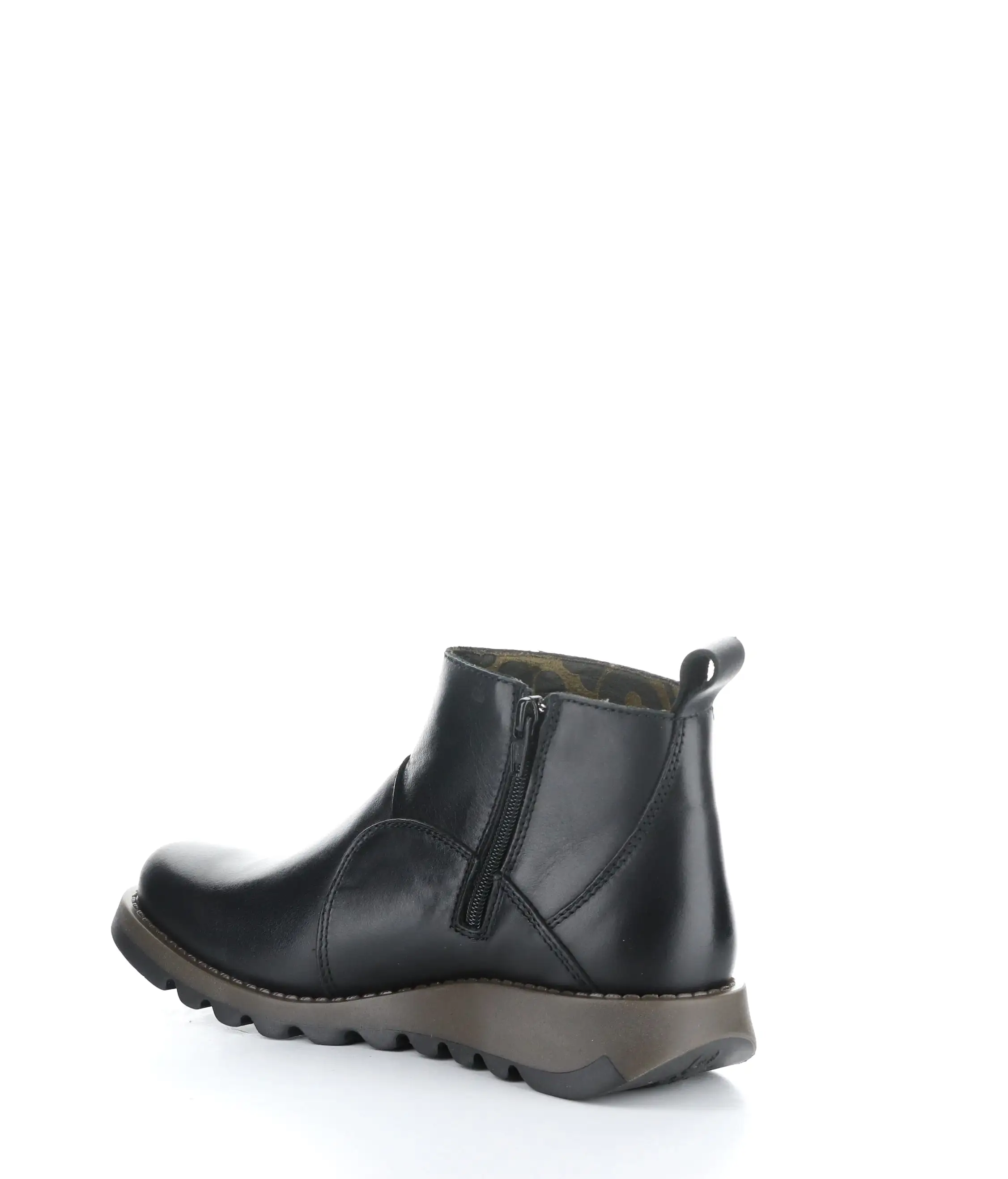 SELY918FLY 000 BLACK Round Toe Boots