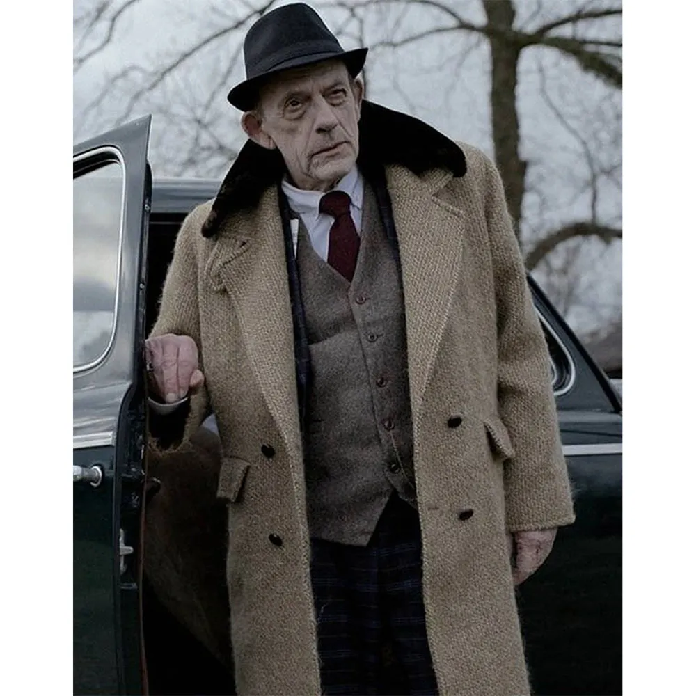 Spirit Halloween Christopher Lloyd Brown Coat