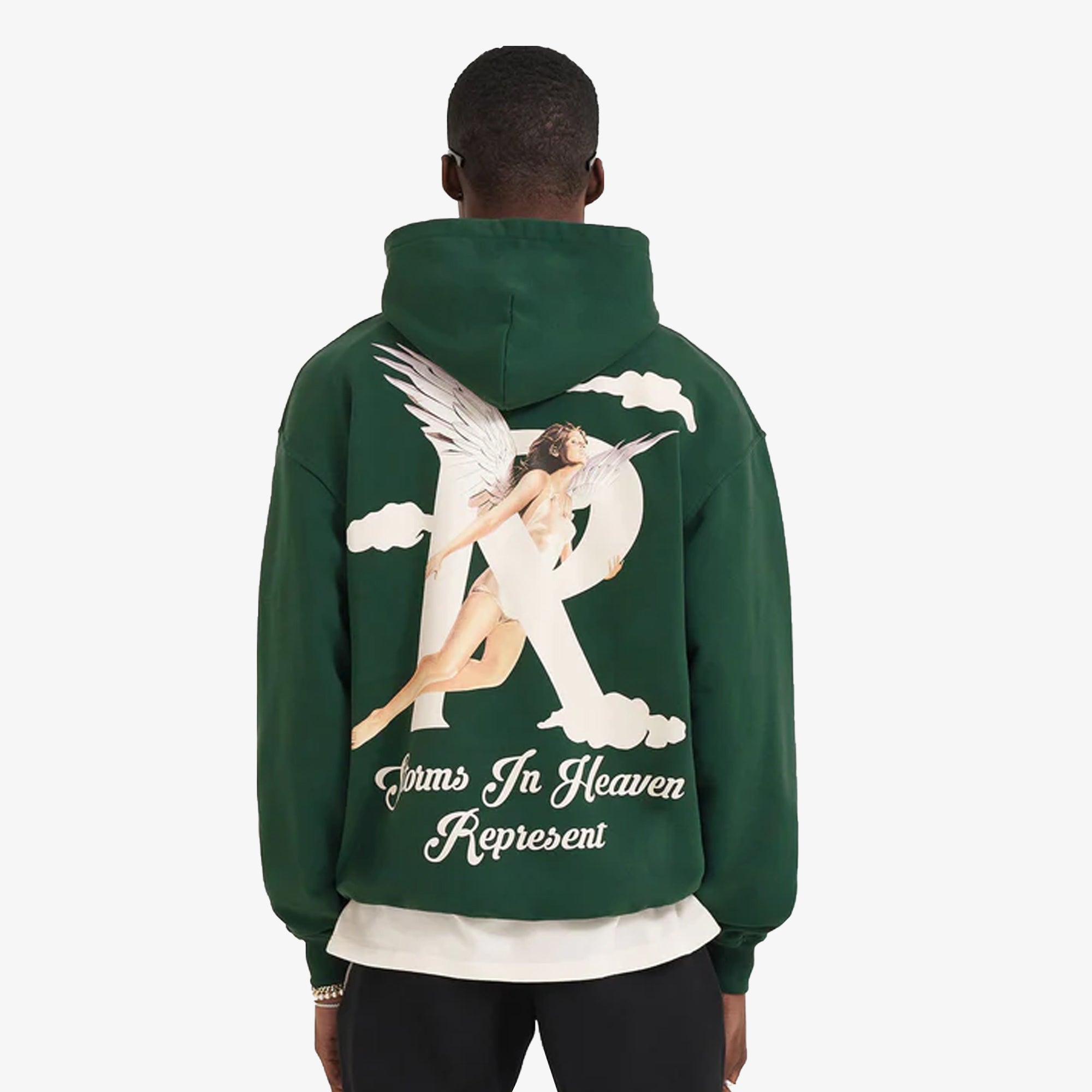 STORMS IN HEAVEN HOODIE 'RACING GREEN'