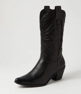 THERAPY Chicago Black Calf Boots