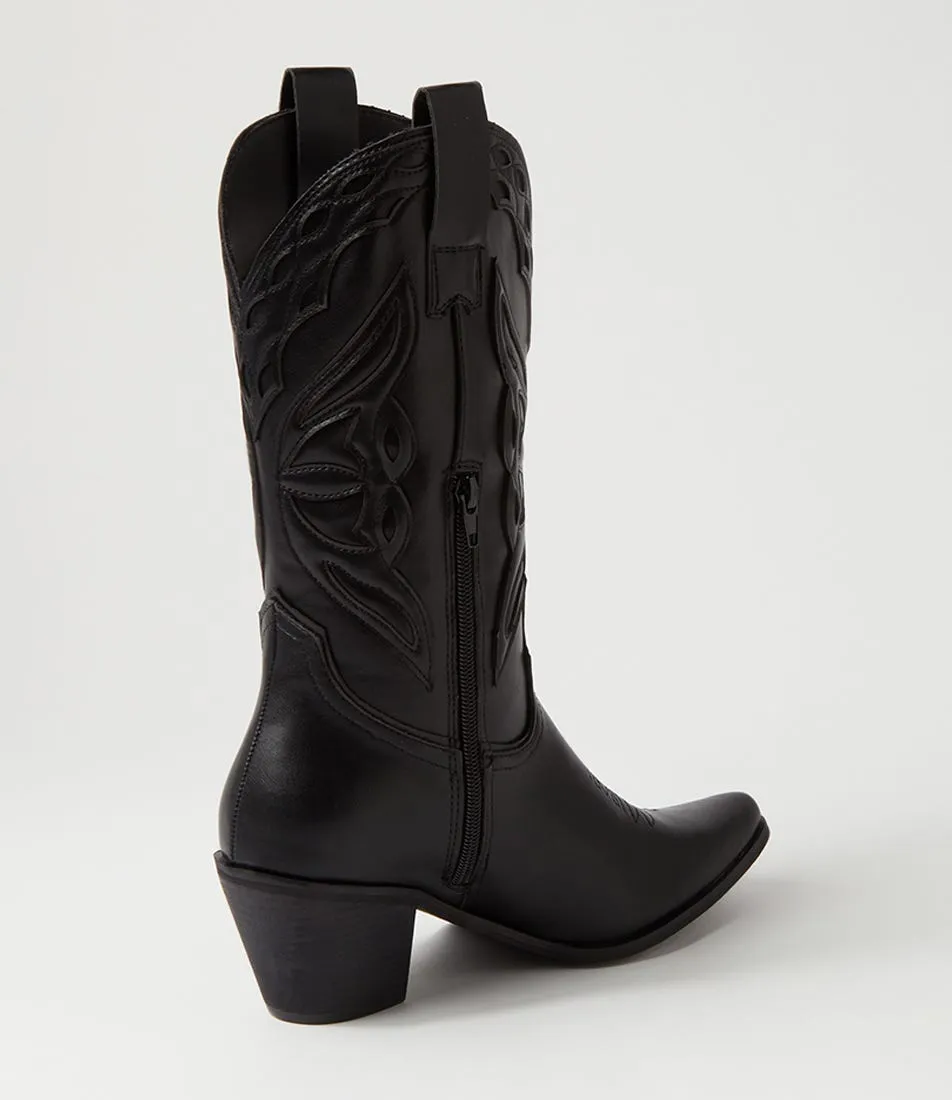 THERAPY Chicago Black Calf Boots