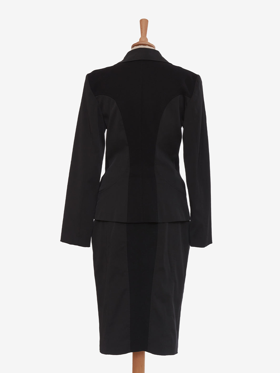 Thierry Mugler Tailleur with cloth inserts and zipper