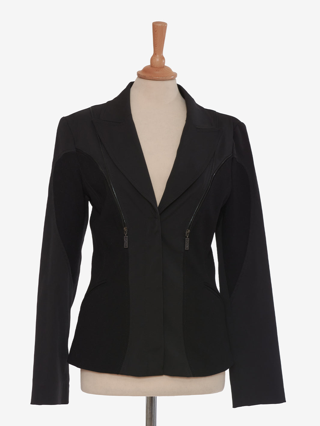 Thierry Mugler Tailleur with cloth inserts and zipper