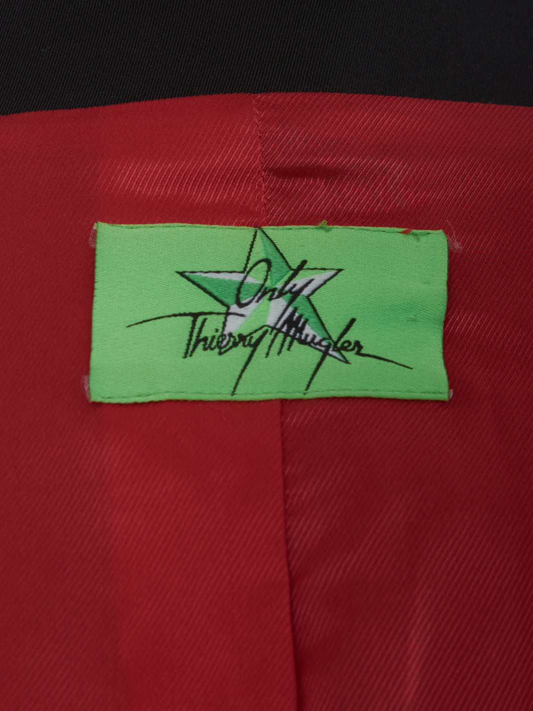 Thierry Mugler Tailleur with cloth inserts and zipper