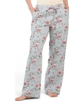 Tj Maxx Cotton Flannel Carolyn Pajama Pants With Gift Bag