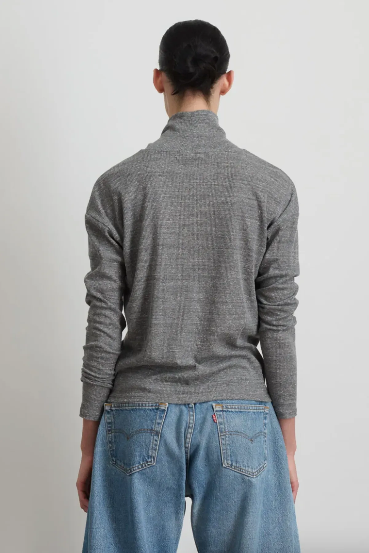 Turtleneck - Heather Grey